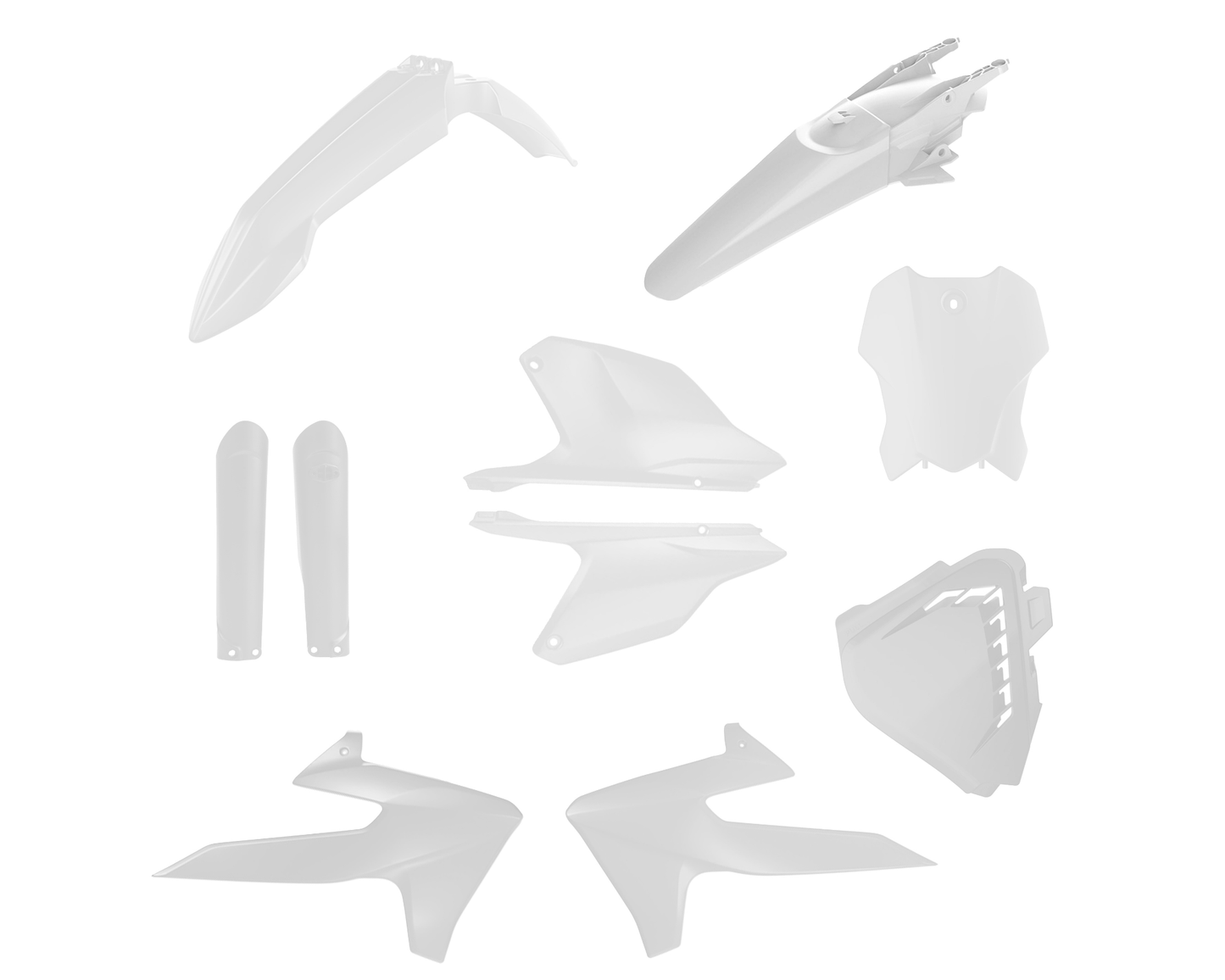 ACERBIS TRIUMPH TF 250-X 24-26 TF 450-RC 2025 TF 450-X 2026 WHITE PLASTICS KIT