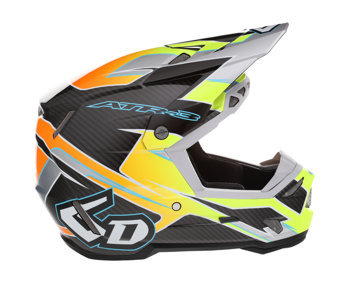 6D ATR-3 REFLEX GLOSS NEON YELLOW YOUTH HELMET