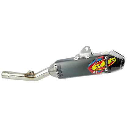 FMF KAWASAKI KX250F 17-20 FACTORY 4.1 RCT STAINLESS SLIP-ON WITH CARBON END CAP