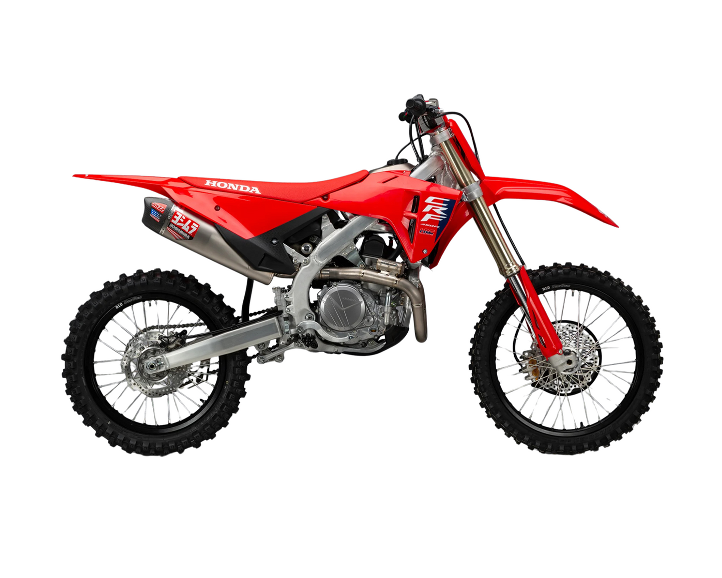 YOSHIMURA HONDA CRF450R/CRF450RX 25-26 RS-12 TITANIUM FULL SYSTEM WITH CARBON END CAP