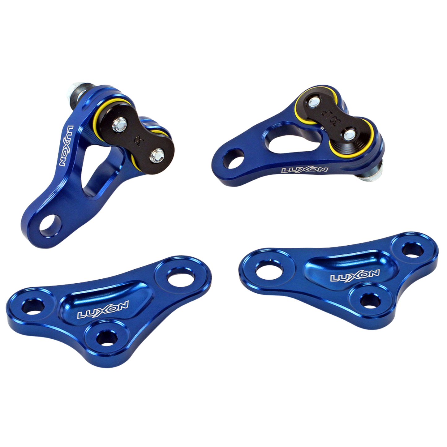 LUXON RUBBER ISOLATED BLUE ENGINE MOUNTS YAMAHA YZ250F 24-26 YZ250FX 25-27