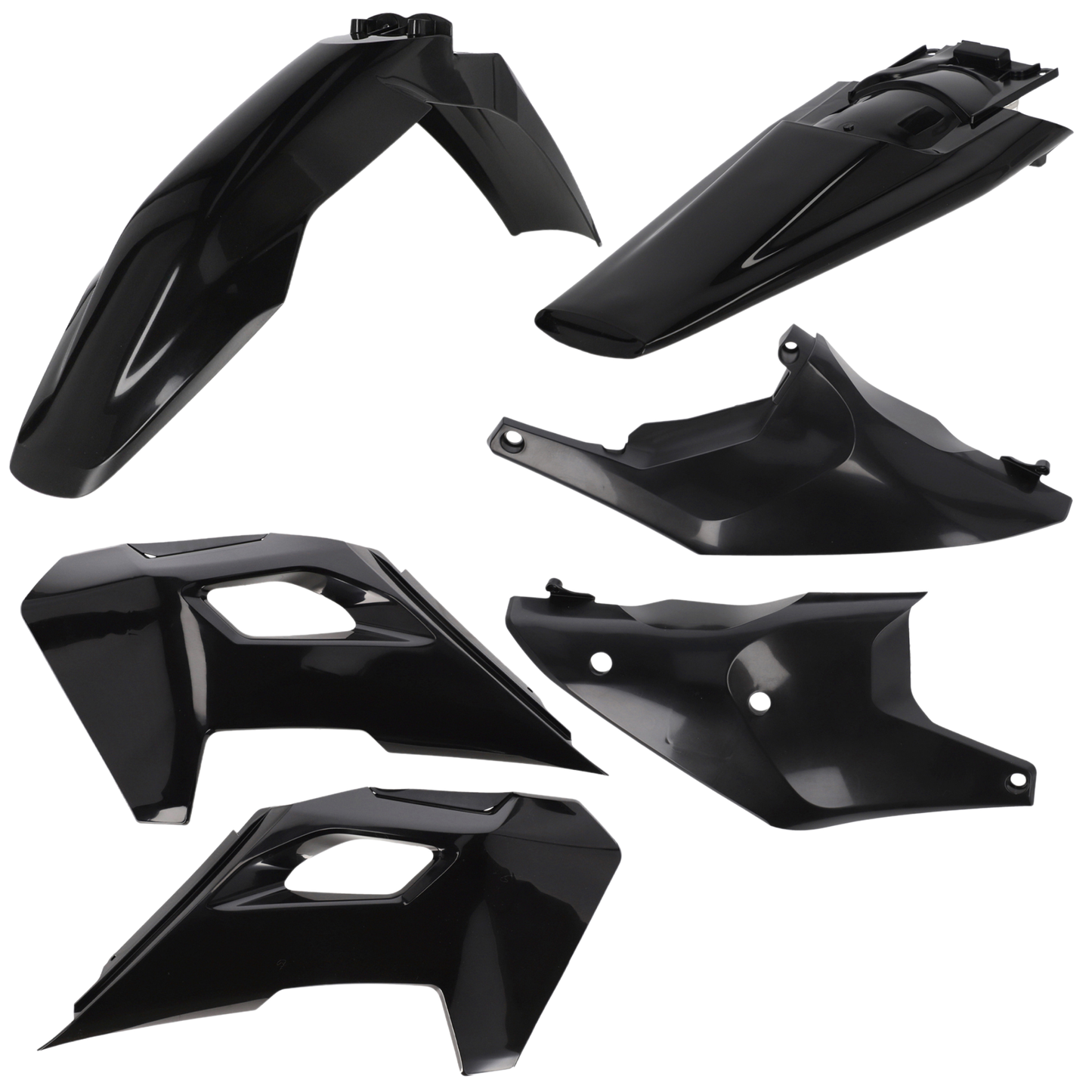 ACERBIS HUSQVARNA FE / TE 2026 BLACK PLASTICS KIT