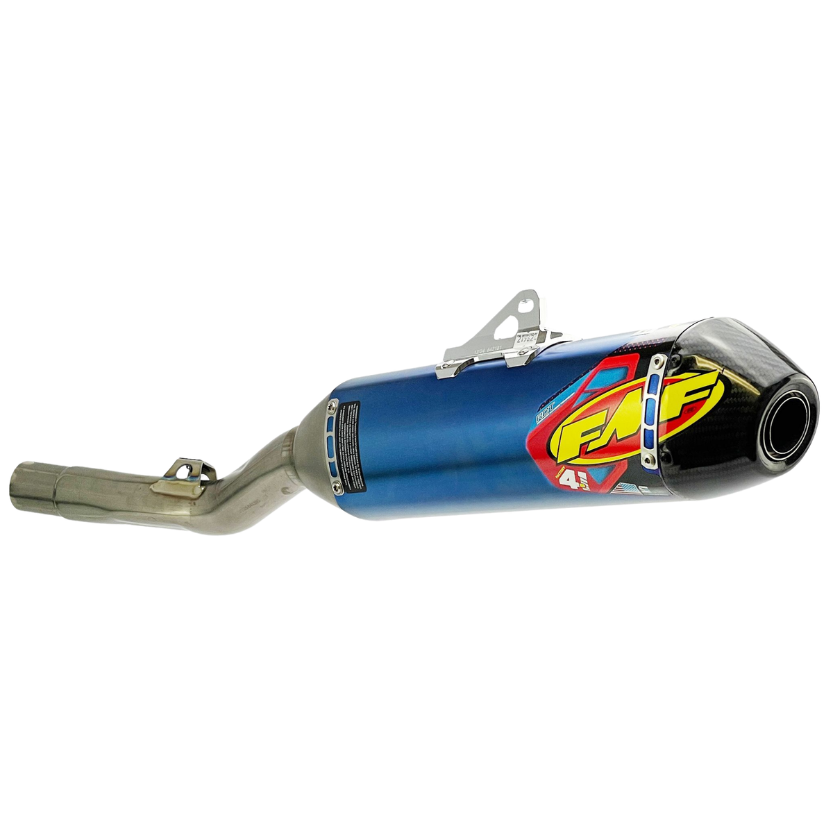 FMF KAWASAKI KX250F 09-16 FACTORY 4.1 RCT TITANIUM ANODISED SLIP-ON WITH CARBON END CAP