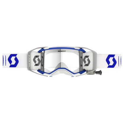 SCOTT PROSPECT 2.0 WFS DOPPLER WHITE/BLUE/CLEAR WORKS GOGGLES