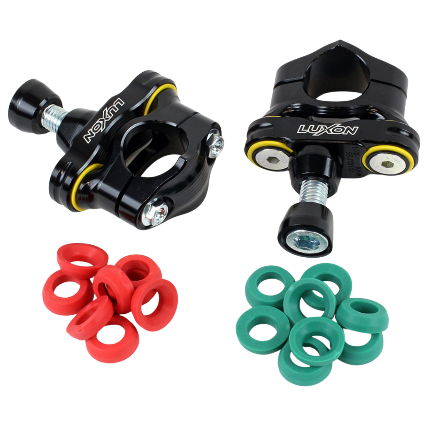 LUXON 4-POST RUBBER ISOLATED CONE INTERFACE BAR MOUNTS KAWASAKI KX250F / KX450F 13-27 KX250X / KX450X 21-26 KX250FX / KX450FX 2027