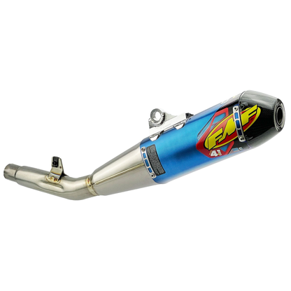 FMF KAWASAKI KX250F / KX250X 25-26 FACTORY 4.1 RCT TITANIUM ANODISED SLIP-ON WITH CARBON END CAP