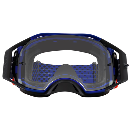 OAKLEY AIRBRAKE MX BLUE CLEAR GOGGLES