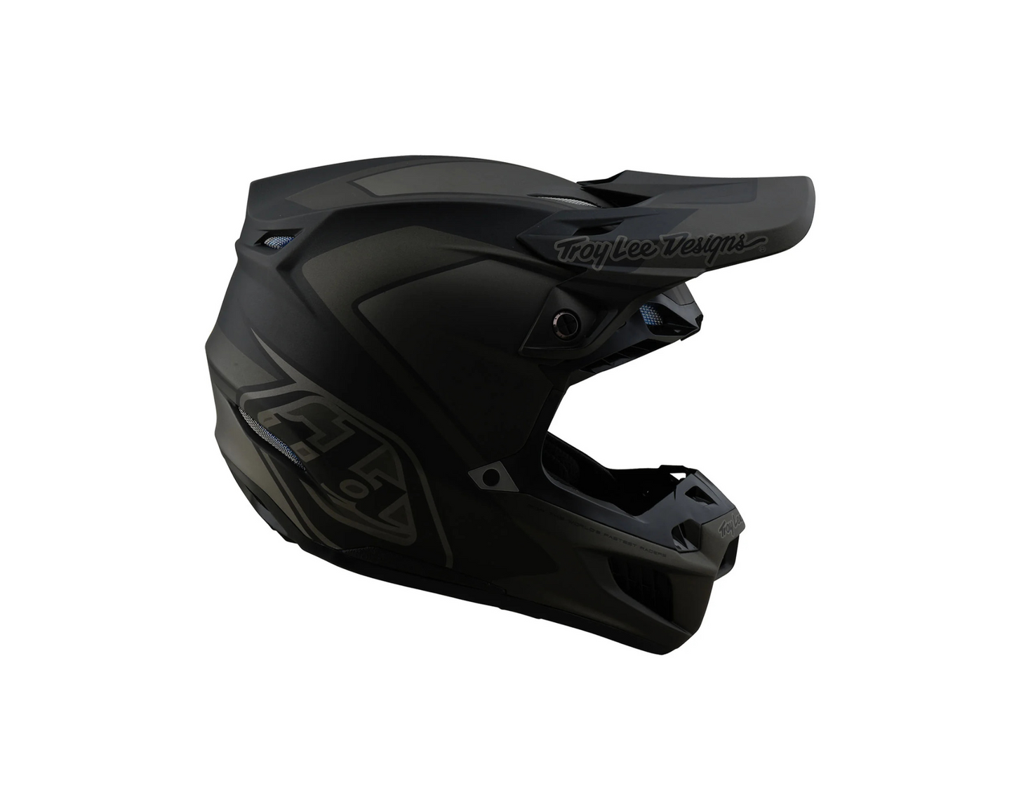 TROY LEE DESIGNS 2025 SE5 COMPOSITE MONO BLACK HELMET