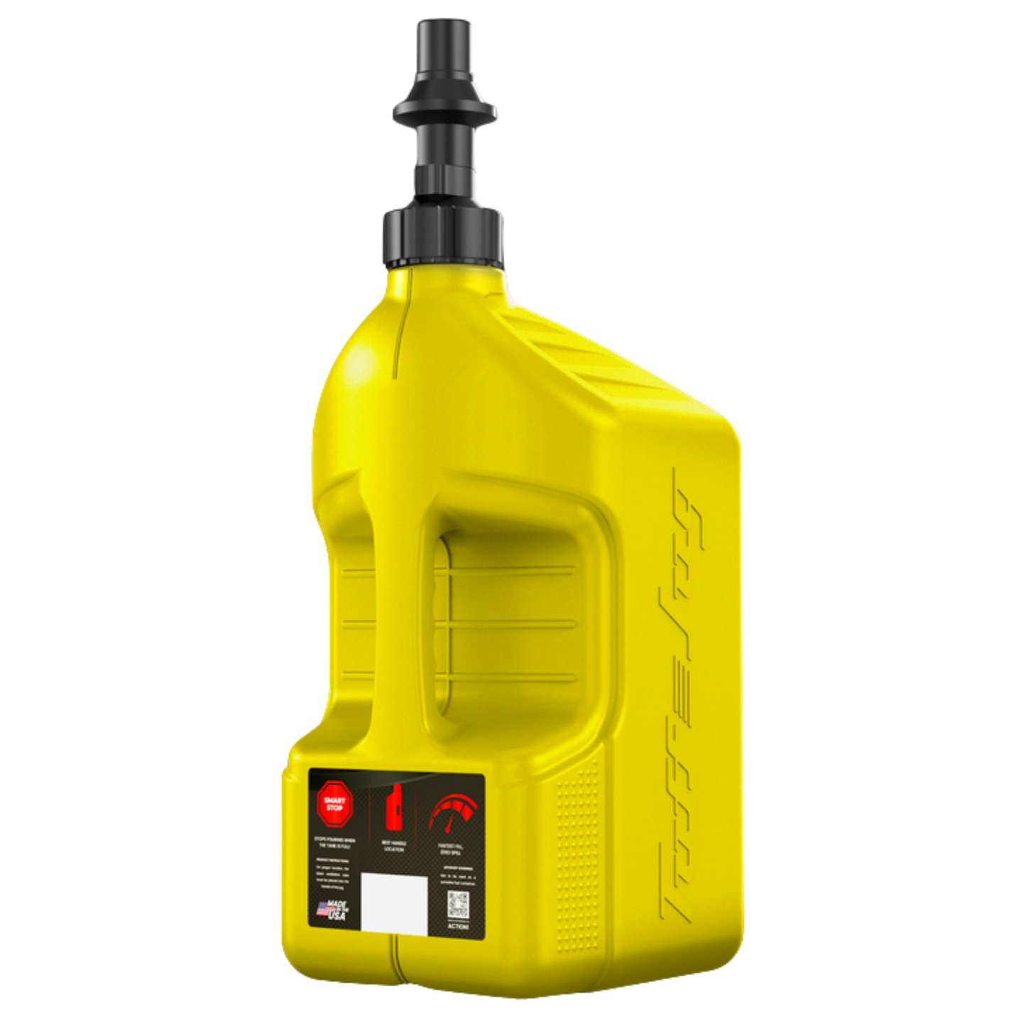TUFF JUG GEN 3 20L YELLOW/BLACK RIPPER CAP FUEL CAN