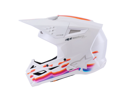 ALPINESTARS 2026 S-M3 FORCE GLOSS WHITE HELMET