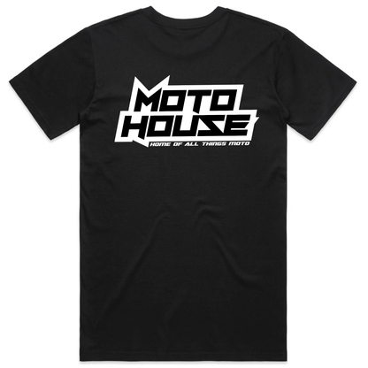 MOTO HOUSE CLASSIC BLACK TEE