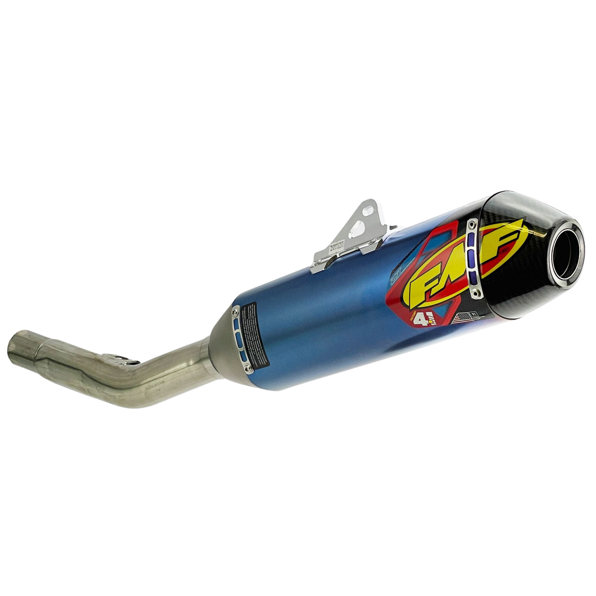 FMF KAWASAKI KX450F 12-15 FACTORY 4.1 RCT TITANIUM ANODISED SLIP-ON WITH CARBON END CAP