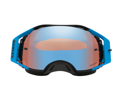 OAKLEY AIRBRAKE PRIZM MX SAPPHIRE IRIDIUM/BLUE WIRED GOGGLES
