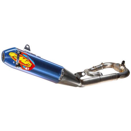 FMF YAMAHA YZ250F 19-26 YZ250FX 20-26 WR250F 23-26 FACTORY 4.1 RCT TITANIUM ANODISED BLUE CARBON FULL SYSTEM