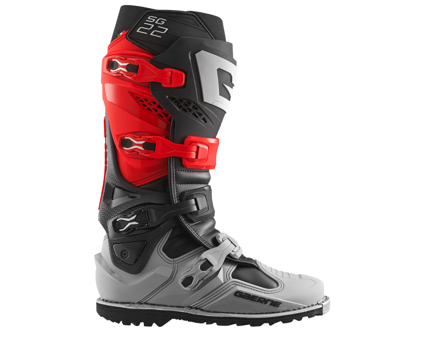 GAERNE SG-22 LE GORE-TEX ENDURO RED/BLACK/GREY BOOTS