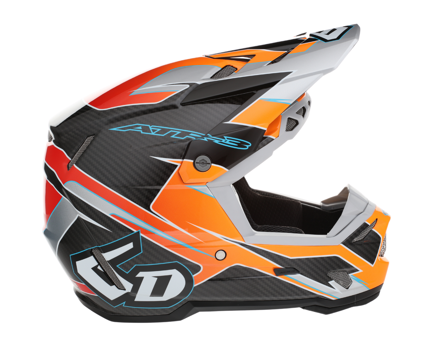 6D ATR-3 REFLEX GLOSS NEON ORANGE YOUTH HELMET