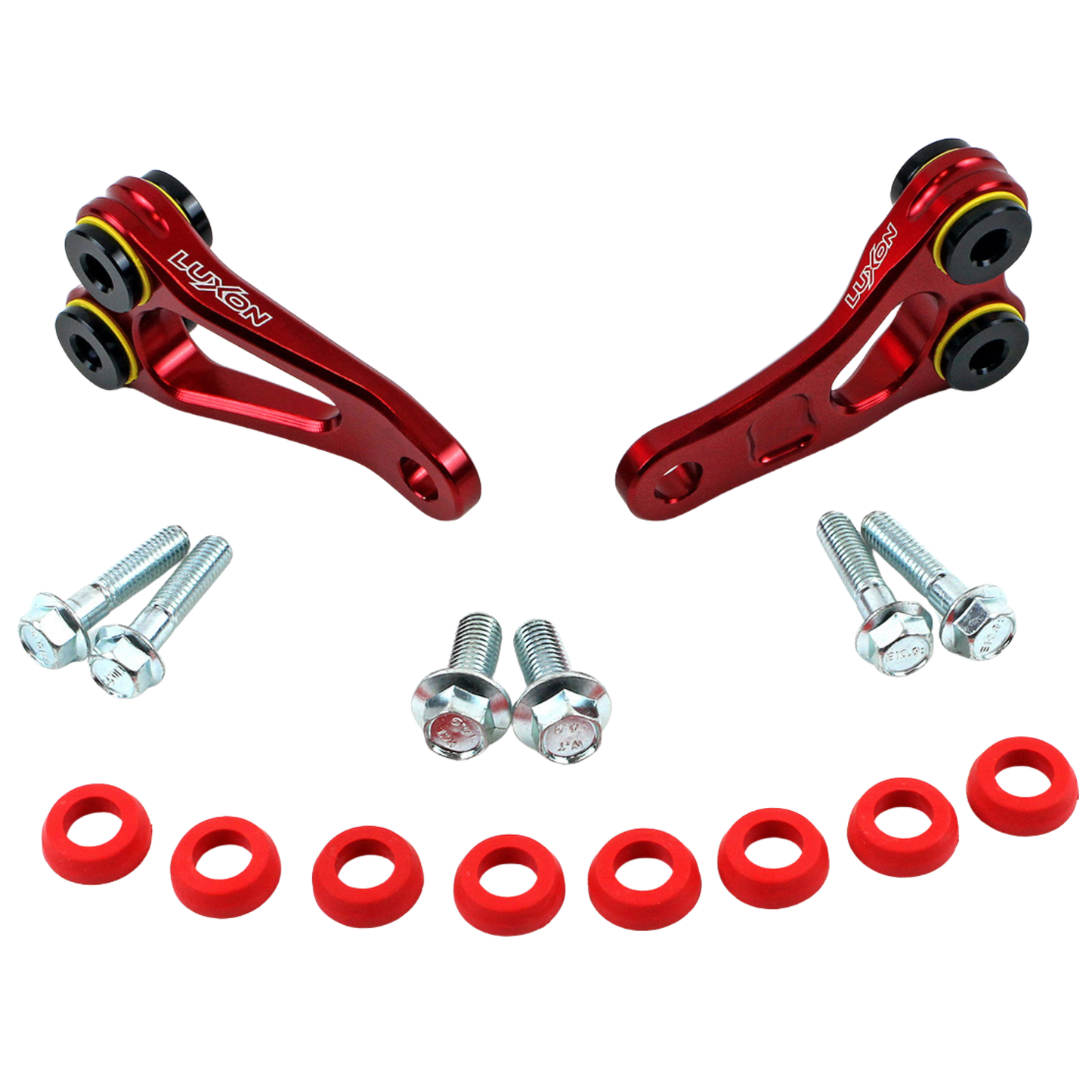 LUXON RUBBER ISOLATED RED ENGINE MOUNTS DUCATI DESMO450 MX/EDX 26-27