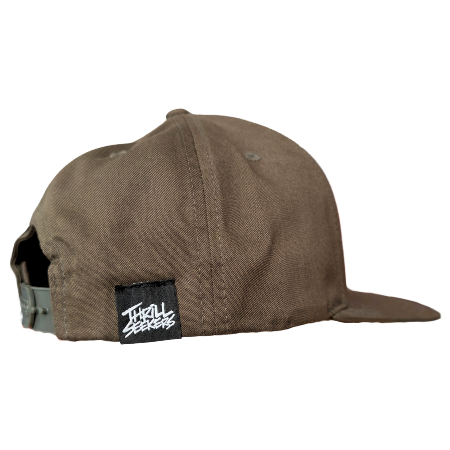 THRILL SEEKERS HAVE FUN OLIVE SNAPBACK
