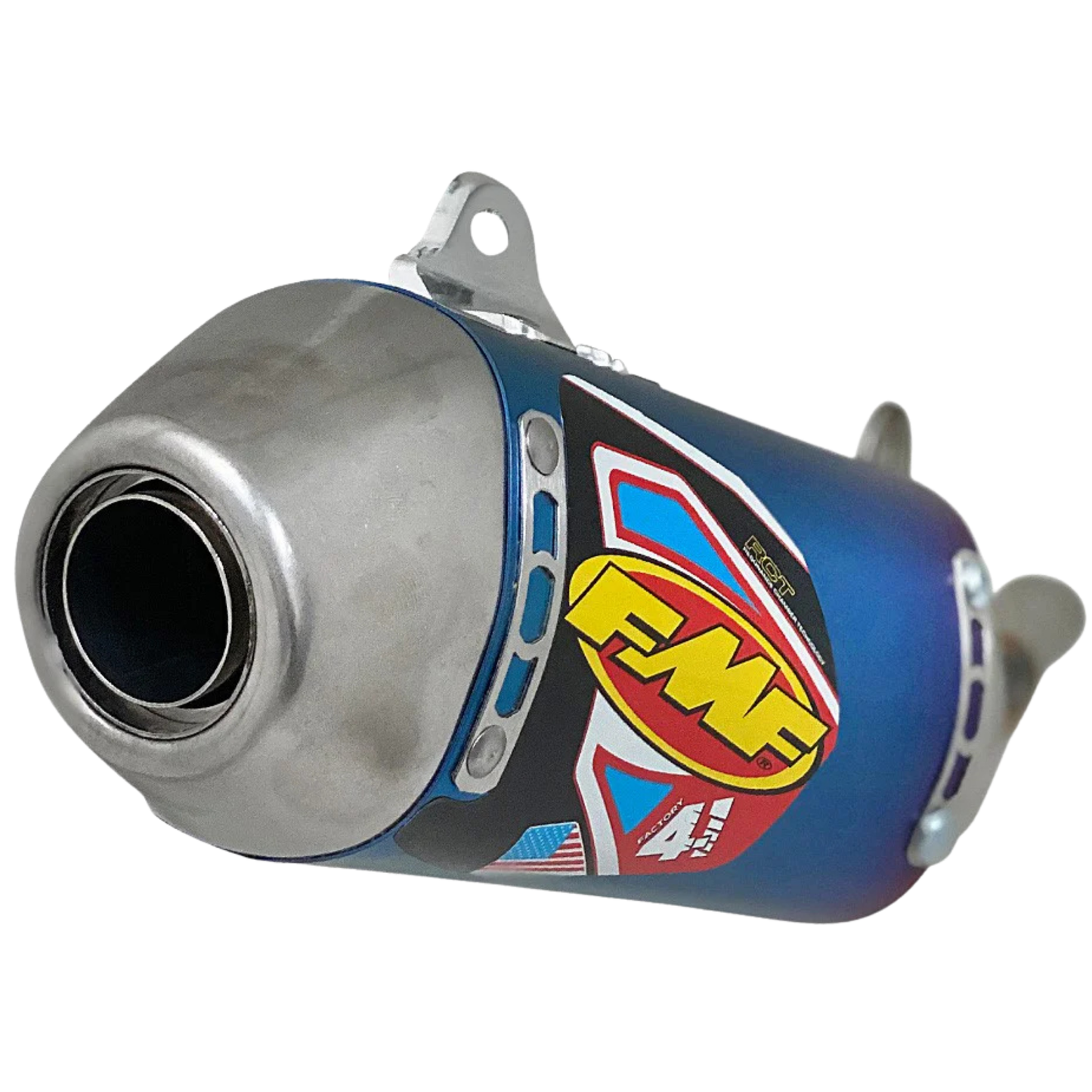FMF HONDA CRF110F 19-26 FACTORY 4.1 RCT TITANIUM ANODISED MINI SLIP-ON