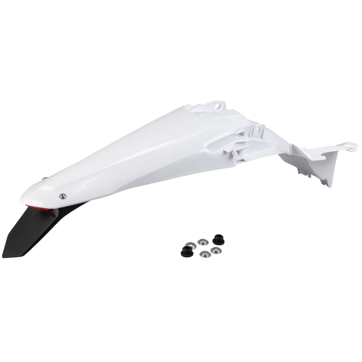 UFO YAMAHA WR450F 24-26 WR250F 25-26 WHITE REAR FENDER W/ LED TAIL LIGHT