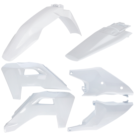 ACERBIS HUSQVARNA FC / TC / FX / TX 25-26 WHITE PLASTICS KIT