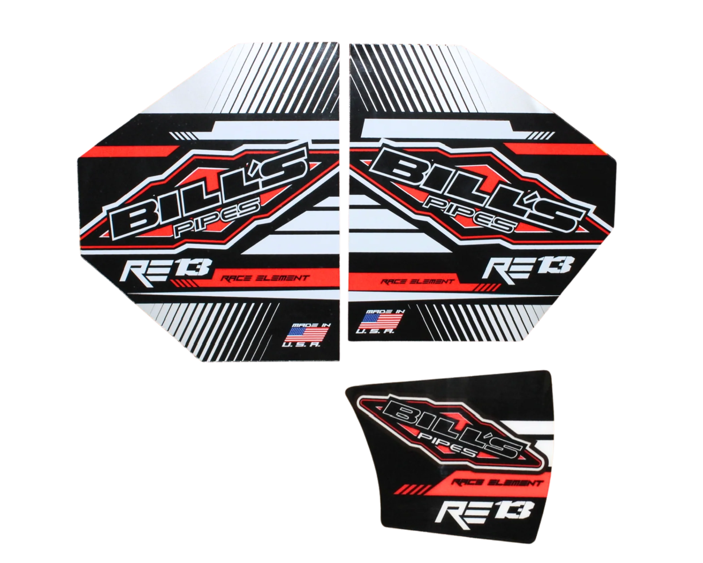BILLS RE-13 REPLACEMENT EXHAUST DECALS