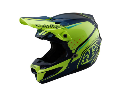TROY LEE DESIGNS 2025 SE5 COMPOSITE DRIP YELLOW HELMET