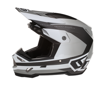 6D ATR-3 PURE GLOSS WHITE HELMET