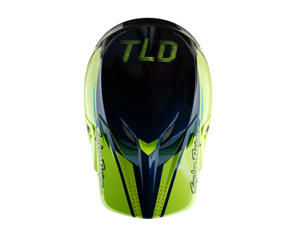 TROY LEE DESIGNS 2025 SE5 COMPOSITE DRIP YELLOW HELMET