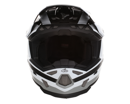 6D ATR-3 PURE GLOSS WHITE HELMET