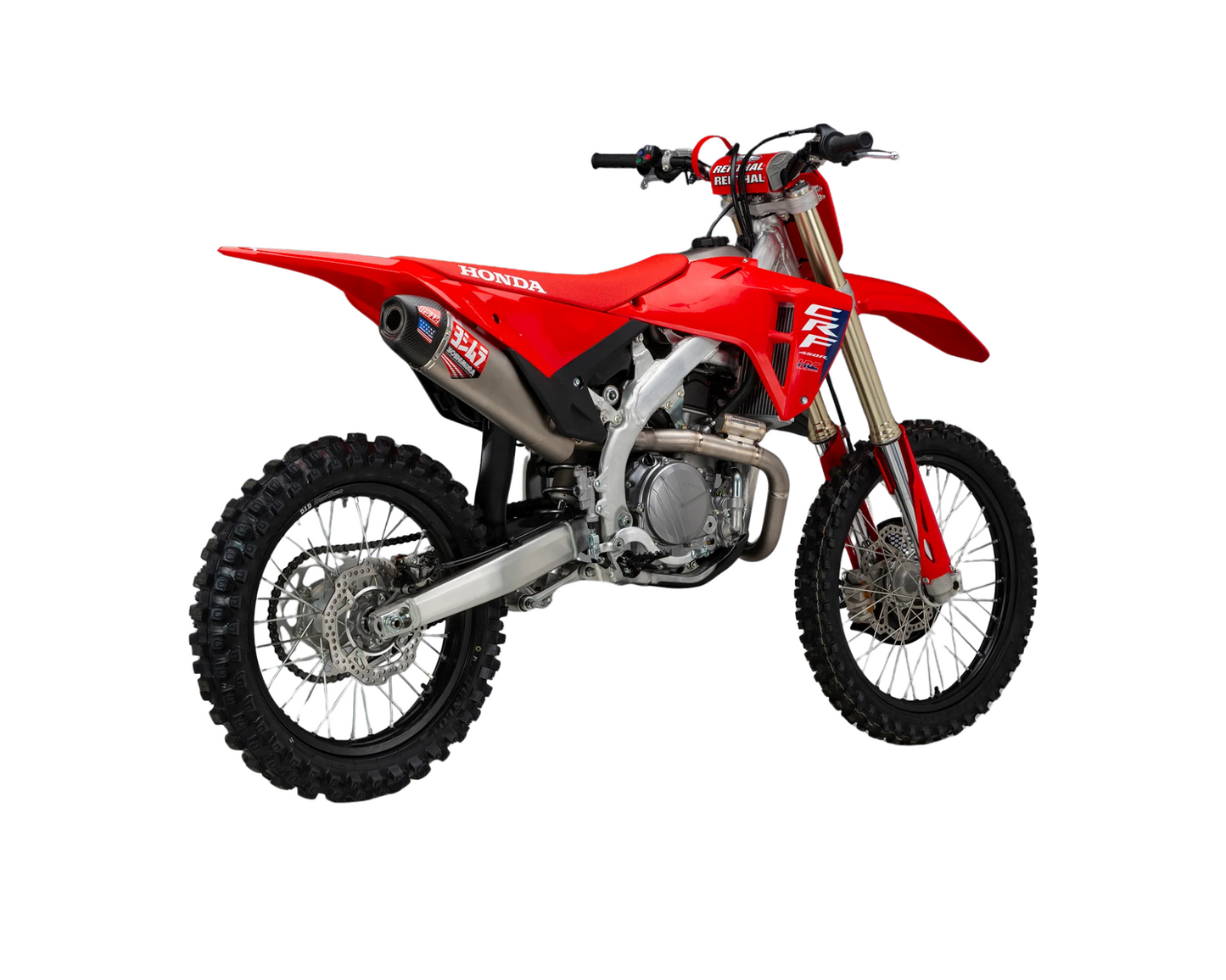 YOSHIMURA HONDA CRF450R/CRF450RX 25-26 RS-12 TITANIUM FULL SYSTEM WITH CARBON END CAP