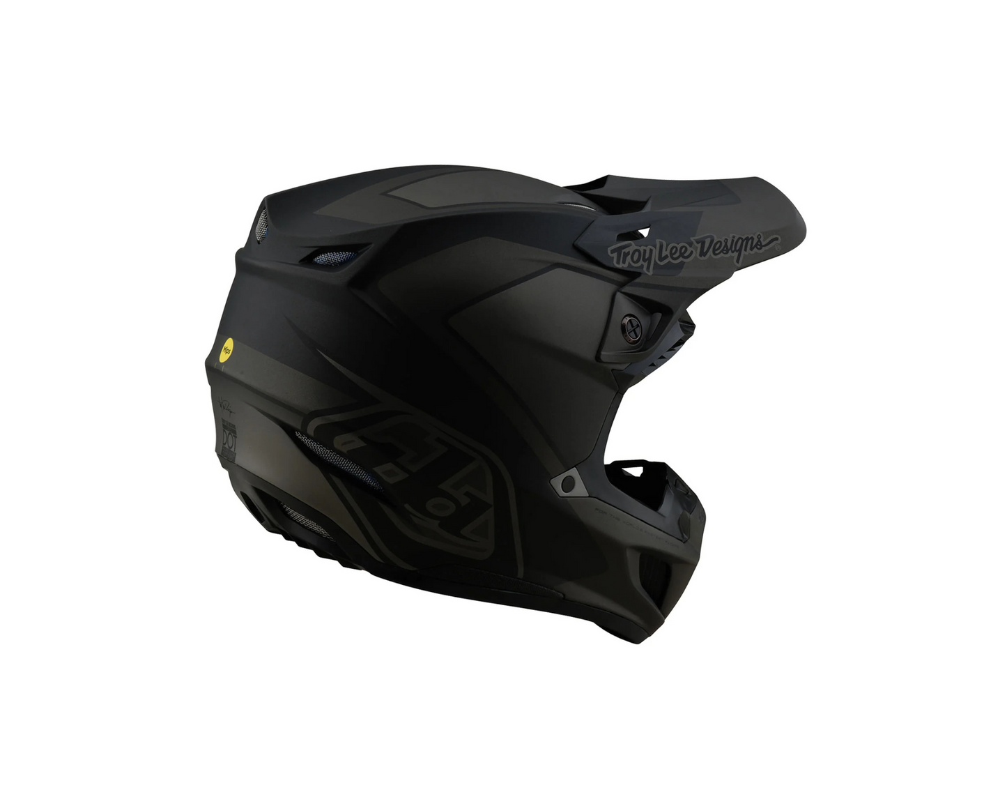 TROY LEE DESIGNS 2025 SE5 COMPOSITE MONO BLACK HELMET