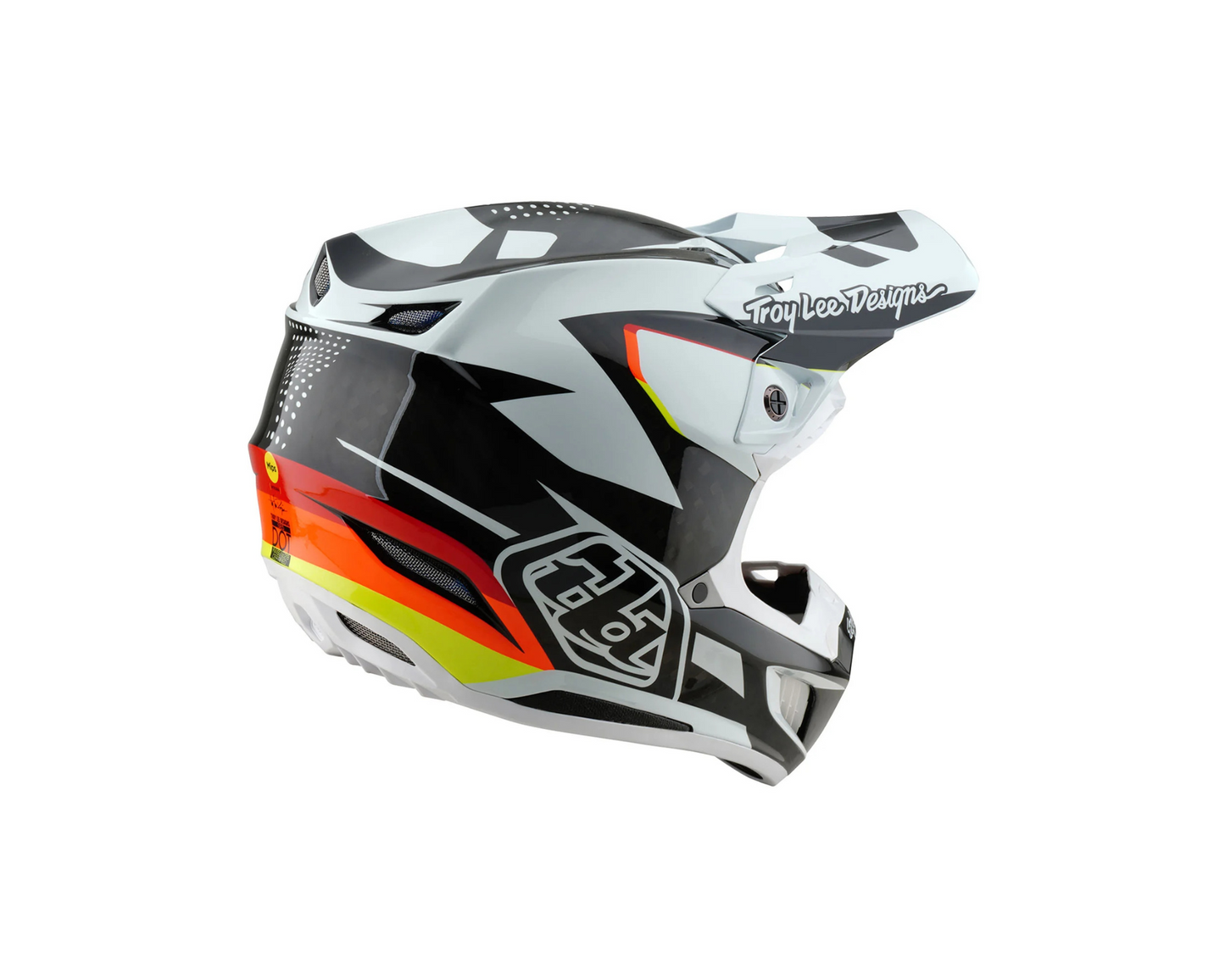 TROY LEE DESIGNS 2025 SE5 CARBON OPTIC BLACK HELMET