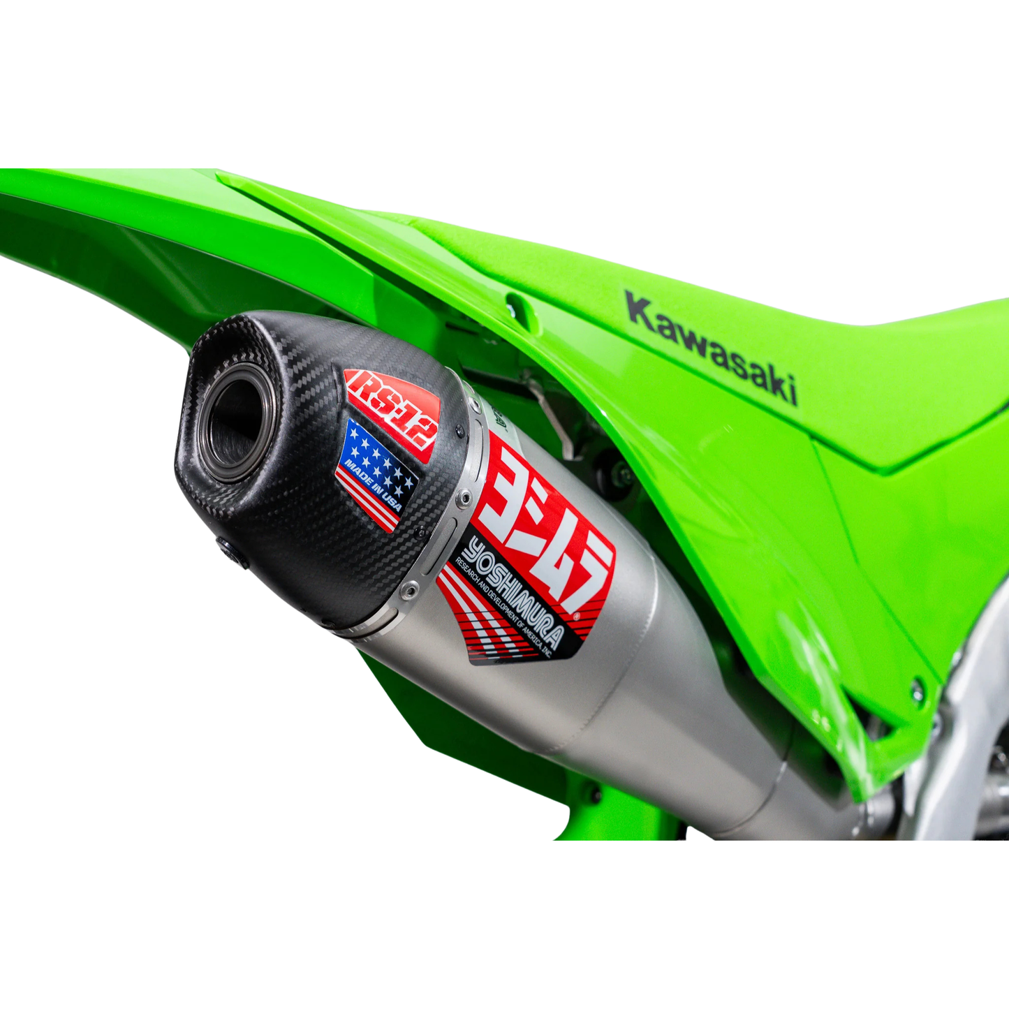 YOSHIMURA KAWASAKI KX450F/KX450X 24-26 RS-12 STAINLESS FULL SYSTEM - 2026 UPDATED