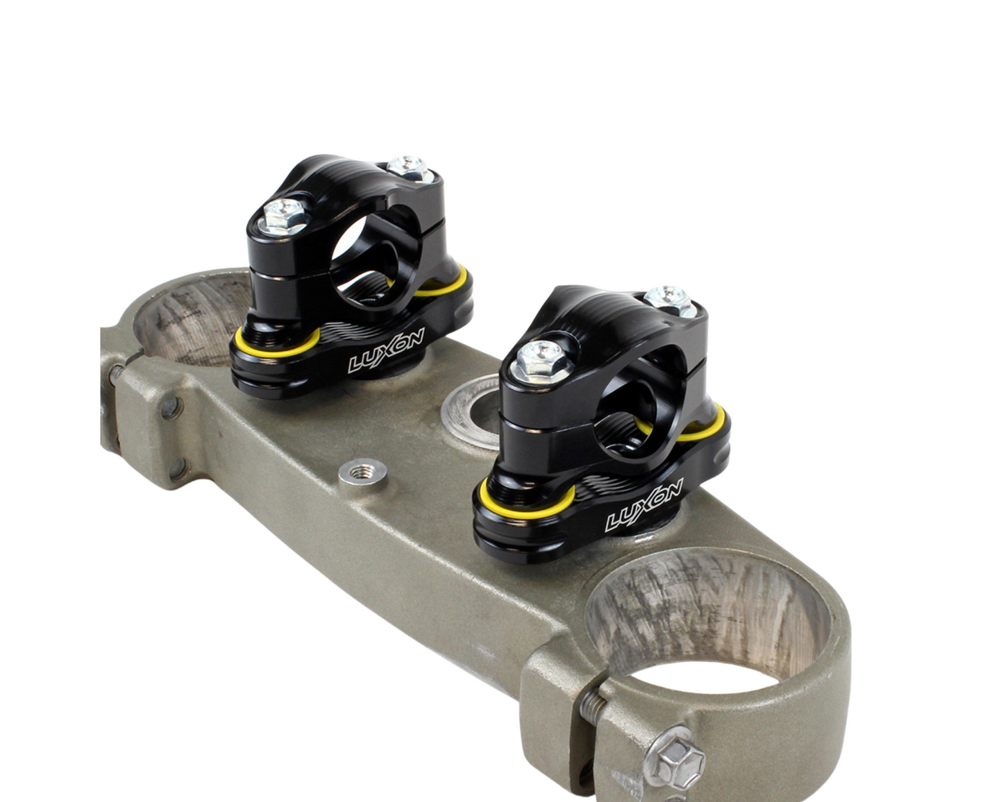 LUXON 4-POST RUBBER ISOLATED 1 1/8" BAR MOUNTS YAMAHA YZ125/YZ250 06-25 CONE INTERFACE