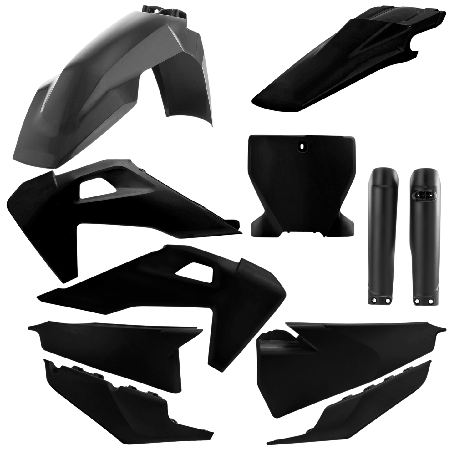 ACERBIS HUSQVARNA FC / TC / FX / TX 19-22 BLACK PLASTICS KIT