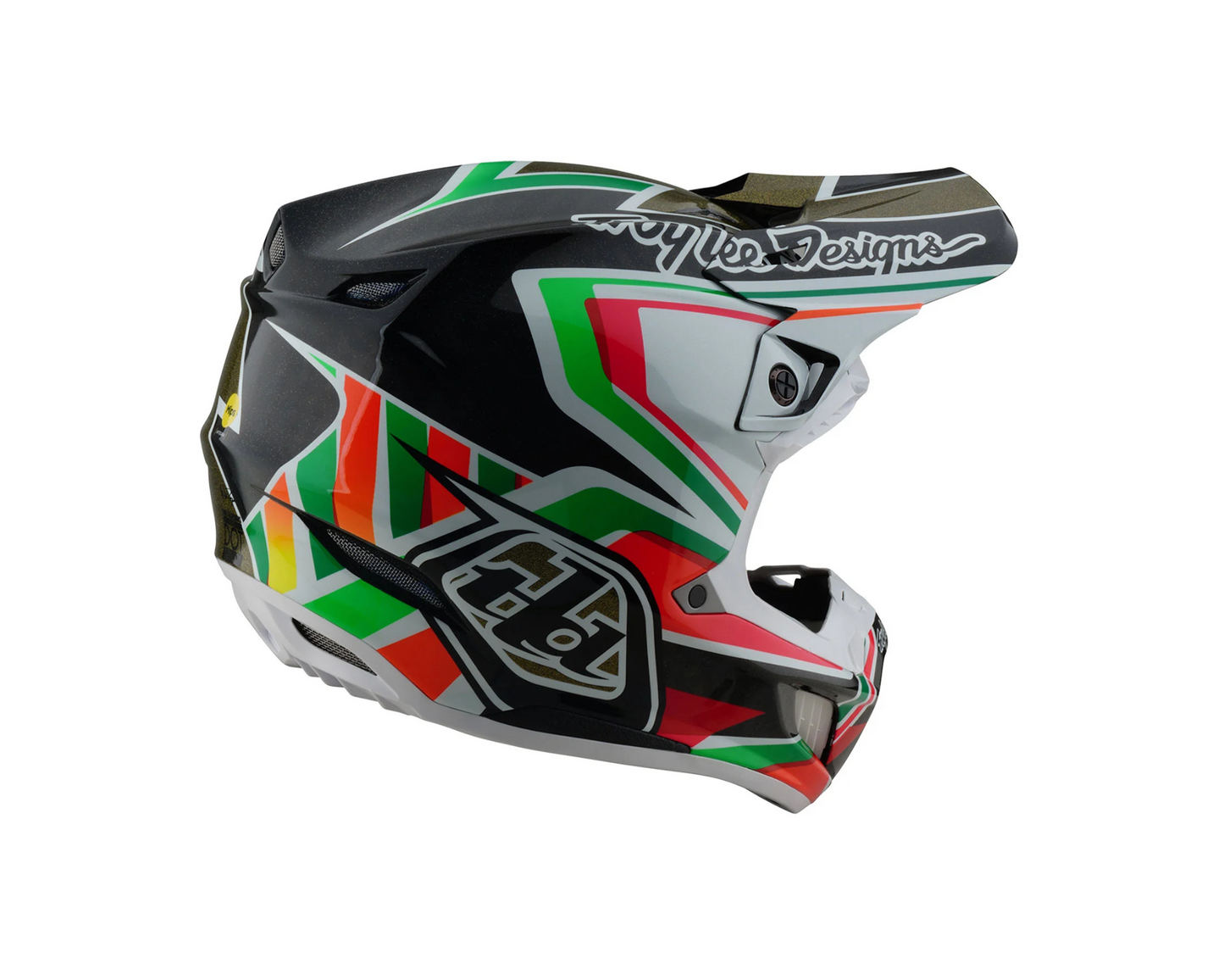TROY LEE DESIGNS 2025 SE5 CARBON LABYRINTH BLACK HELMET