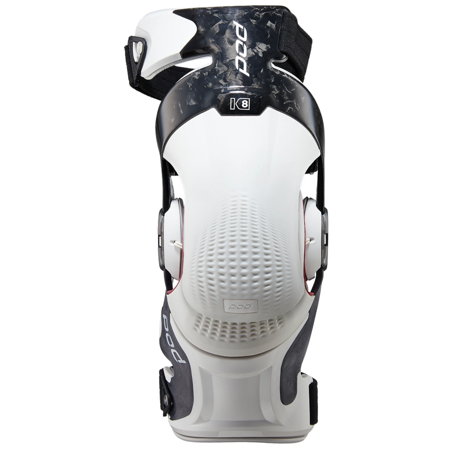 POD K8 3.0 CARBON / WHITE KNEE BRACE SET