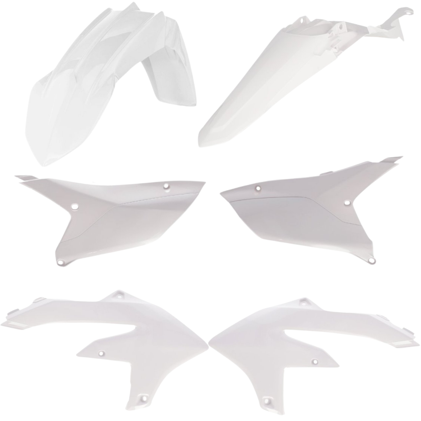 ACERBIS YAMAHA WR450F 24-26 WR250F 25-26 WHITE PLASTICS KIT