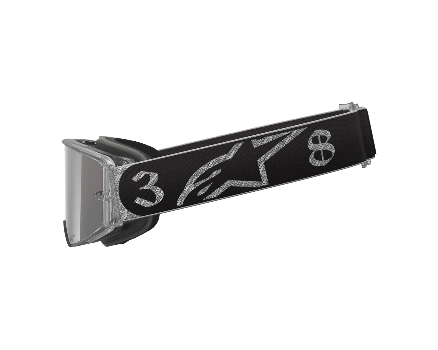 ALPINESTARS LE DNGR38 HAIDEN DEEGAN SUPERTECH VISION SILVER/BLACK SILVER MIRROR GOGGLES