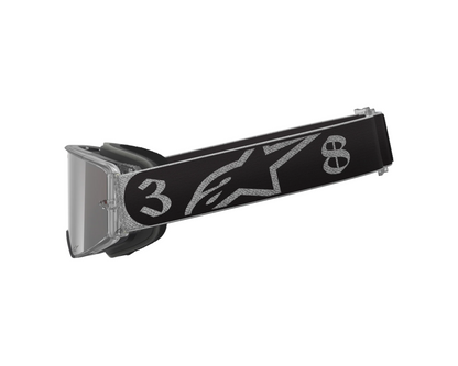 ALPINESTARS LE DNGR38 HAIDEN DEEGAN SUPERTECH VISION SILVER/BLACK SILVER MIRROR GOGGLES
