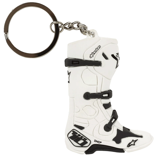 ALPINESTARS TECH 10 WHITE KEY RING