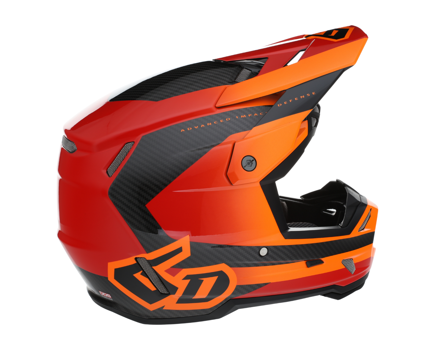 6D ATR-3 PURE GLOSS RED HELMET