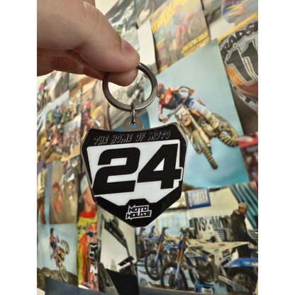 MOTO HOUSE MINI PLATE KEY RING