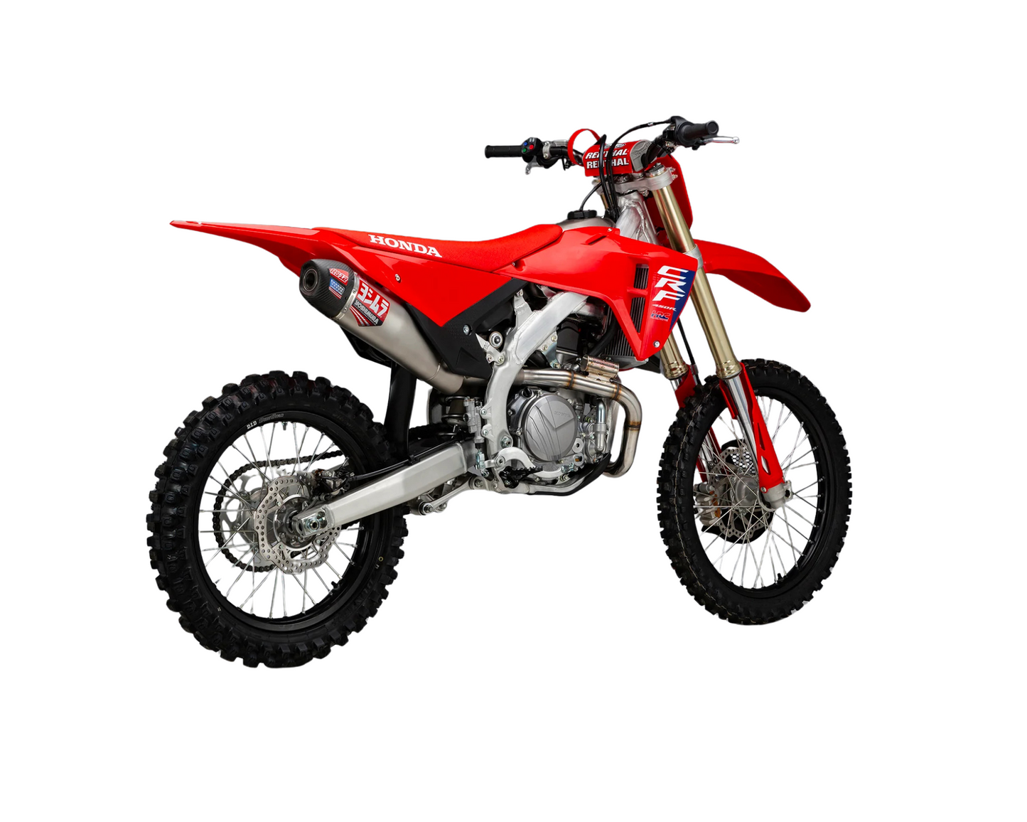 YOSHIMURA HONDA CRF450R/CRF450RX 25-26 RS-12 STAINLESS FULL SYSTEM WITH CARBON END CAP