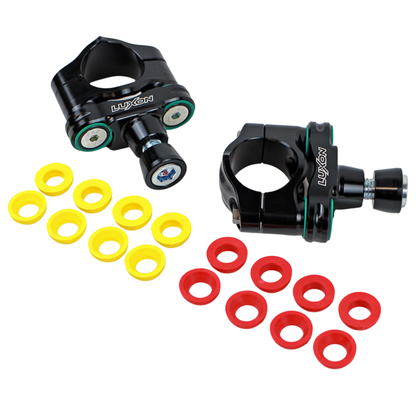 LUXON 4-POST RUBBER ISOLATED CONE INTERFACE BAR MOUNTS DUCATI DESMO450 MX / EDX 26-27 DESMO250 MX 2027