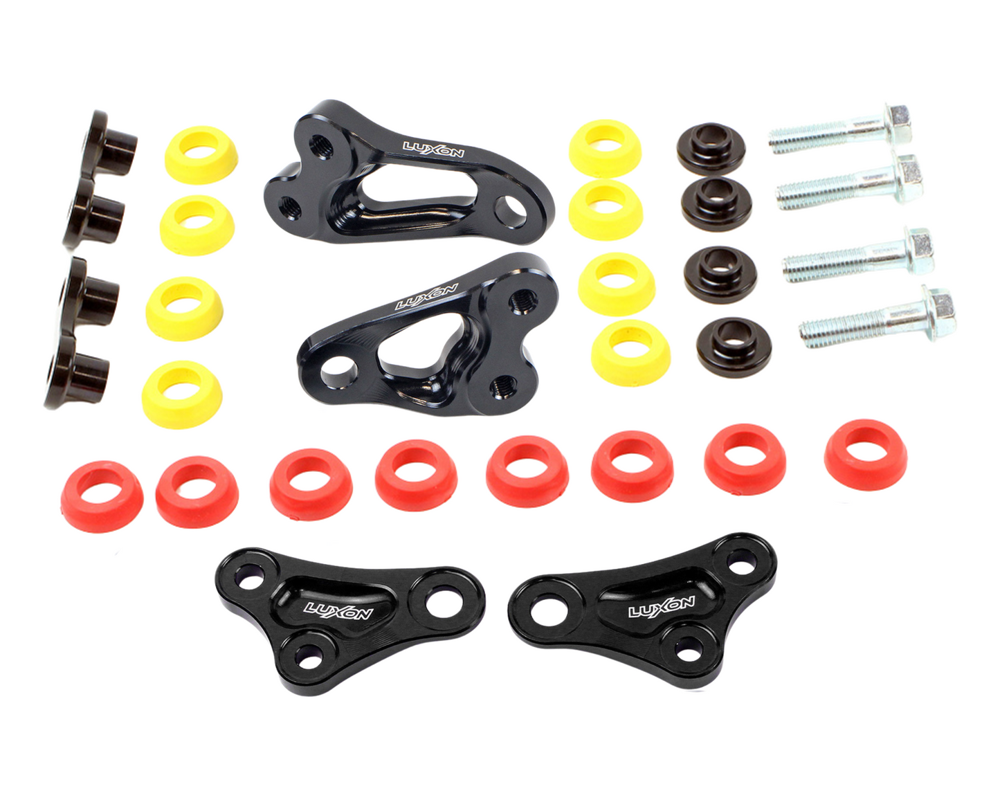 LUXON YAMAHA YZ250F 24-26 YZ250FX 25-26 RUBBER ISOLATED BLACK ENGINE MOUNTS