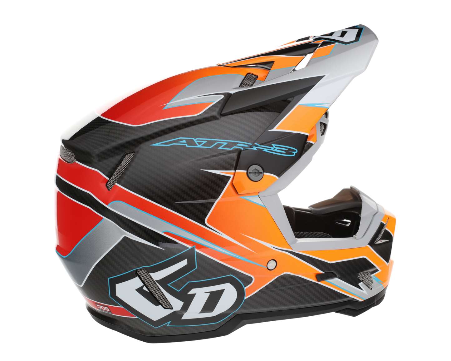 6D ATR-3 REFLEX GLOSS NEON ORANGE YOUTH HELMET