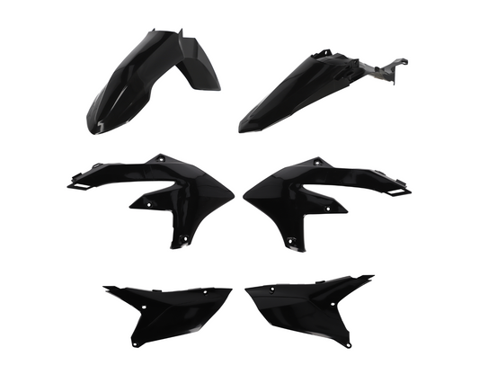 ACERBIS YAMAHA YZ250F 24-25 YZ250FX 2025 YZ450F/YZ450FX 23-25 BLACK PLASTICS KIT