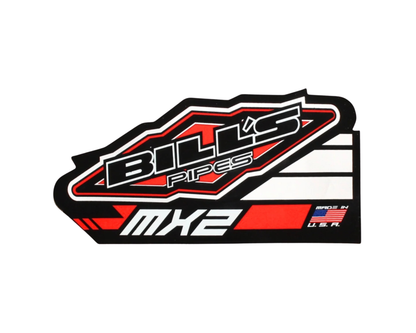 BILLS MX-2 REPLACEMENT EXHAUST DECAL